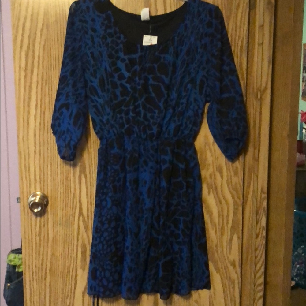 Animal print dress